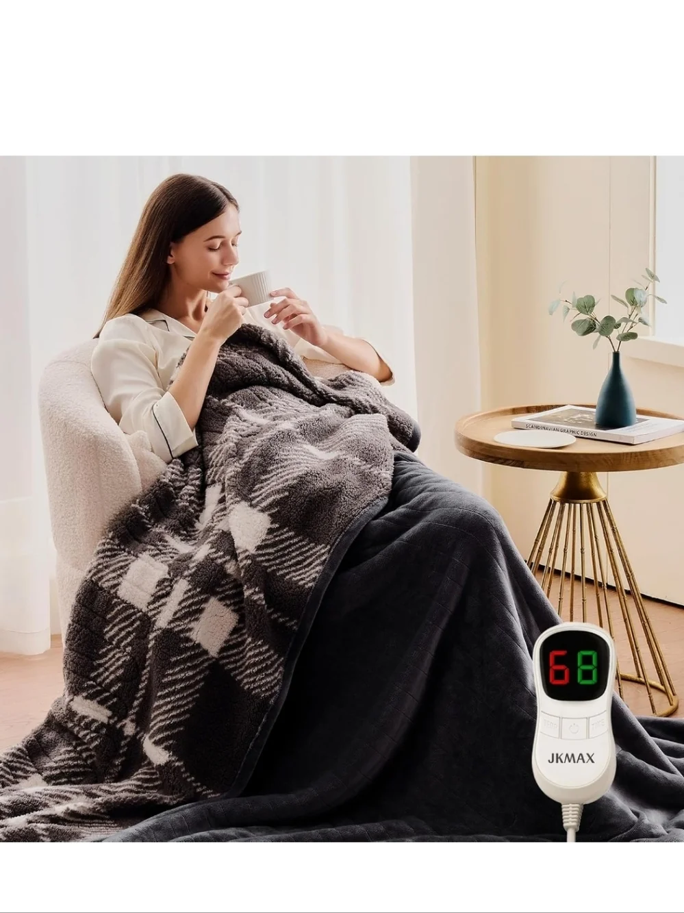 Heated Electric Blanket Full Size